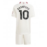 Manchester United Marcus Rashford #10 Tredje trøje Børn 2023-24 Kortærmet (+ Korte bukser)